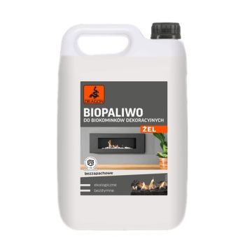 Biopaliwo do biokominków dekoracyjnych żel bezzapachowy 5L Dragon
