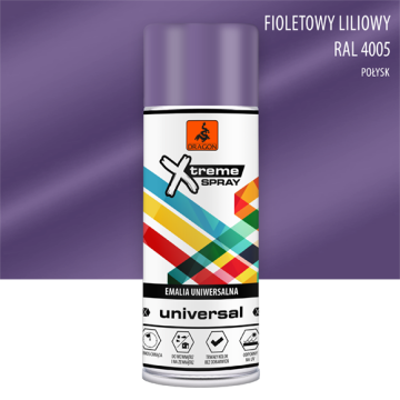 Emalia uniwersalna w aerozolu fioletowy liliowy RAL 4005 400ml Dragon