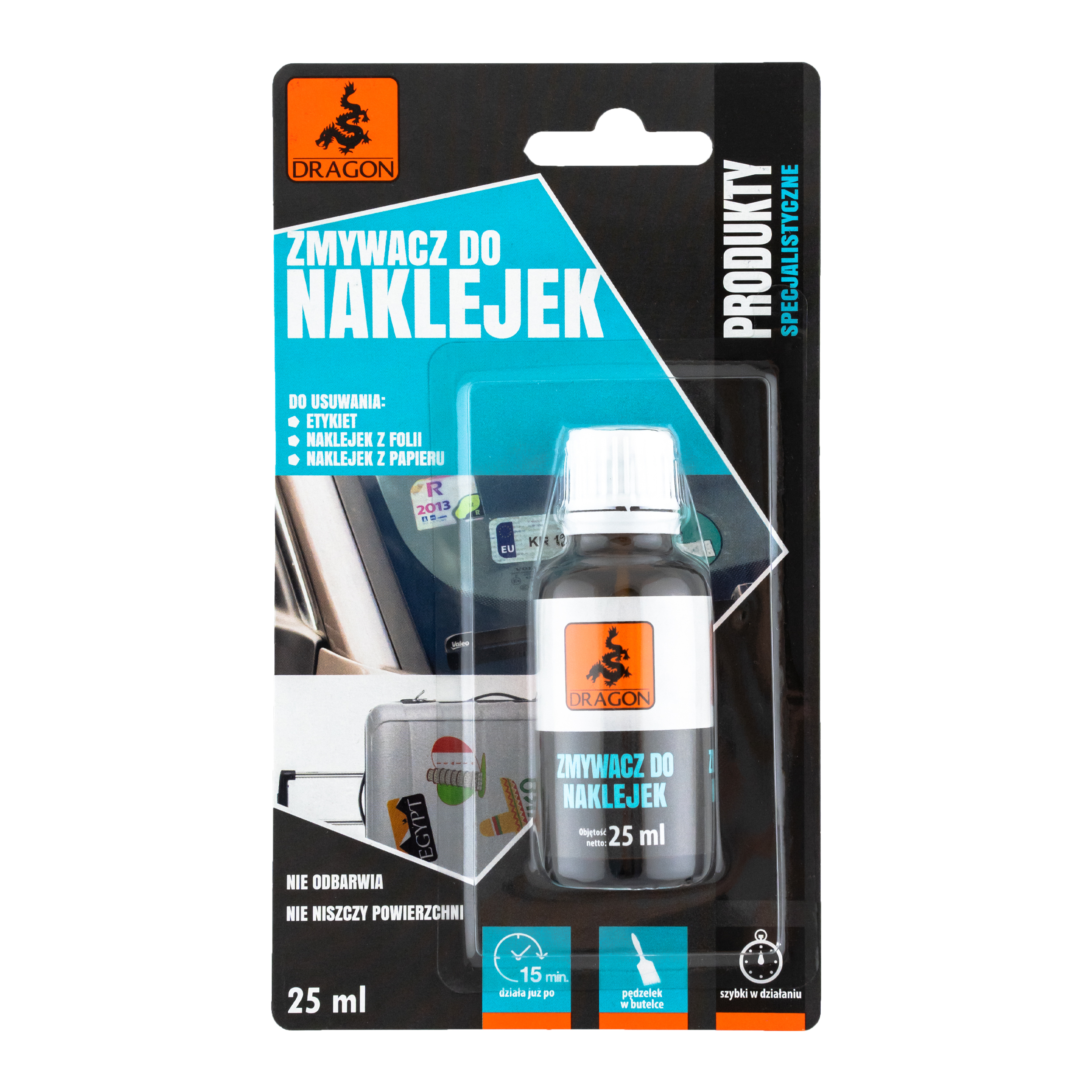 blister ze zwyczaczem do naklejek Dragon