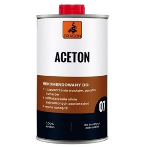 Aceton Dragon – środek do odtłuszczania metalu przed malowaniem